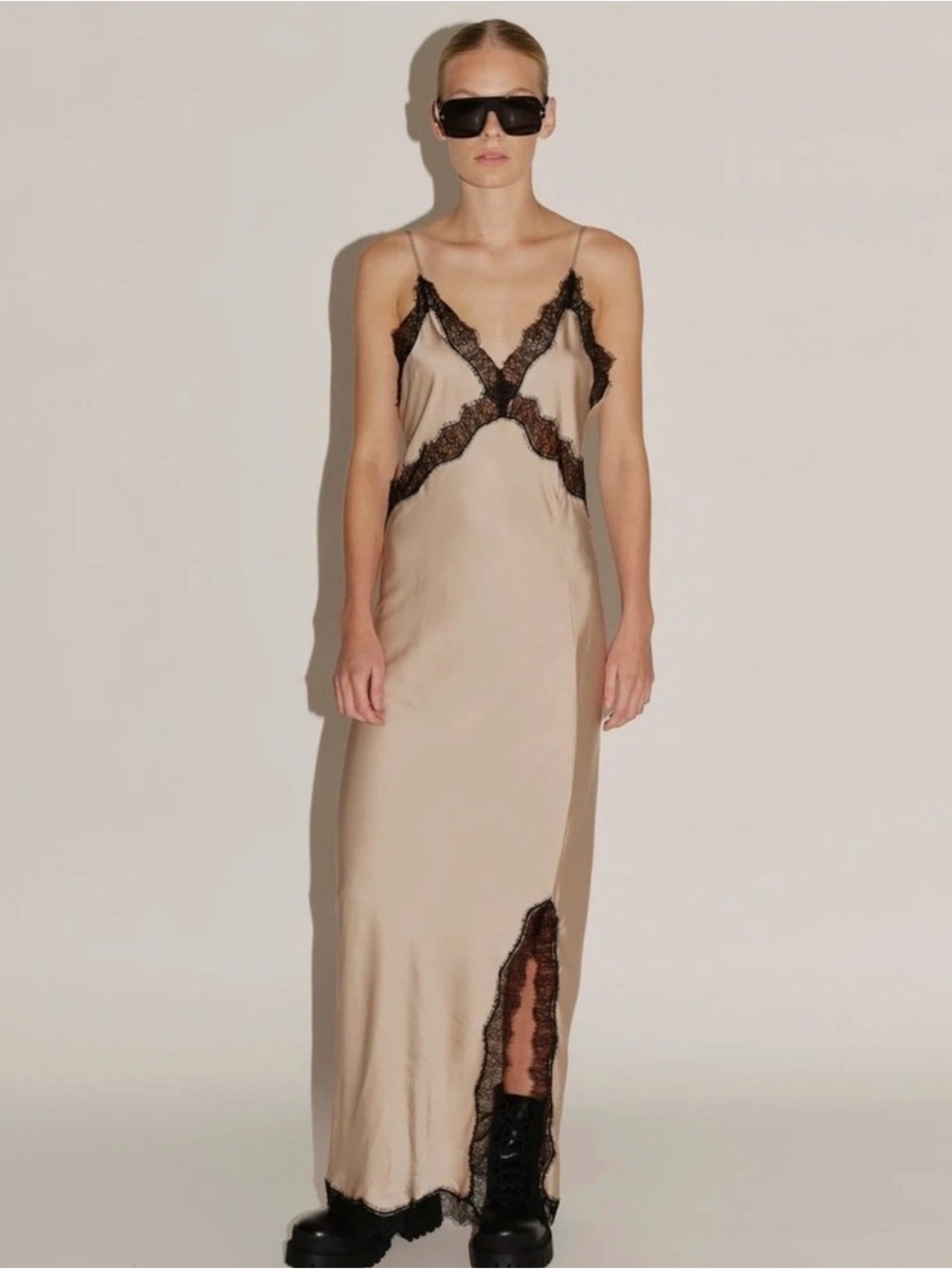 birgitte herskind Jonathan dress in light sand size 38